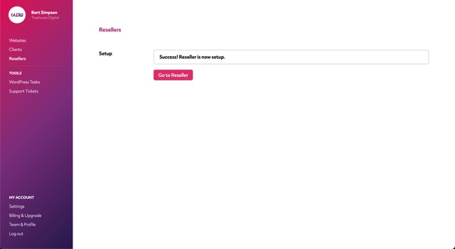 white label wordpress management, setup reseller feature in glow, part 5