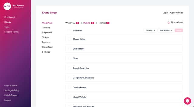 manage multiple wordpress sites with glow, deactivate a plugin part 1